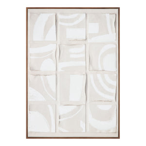 Unfold 2 Framed Print by Moe's - Multicolor