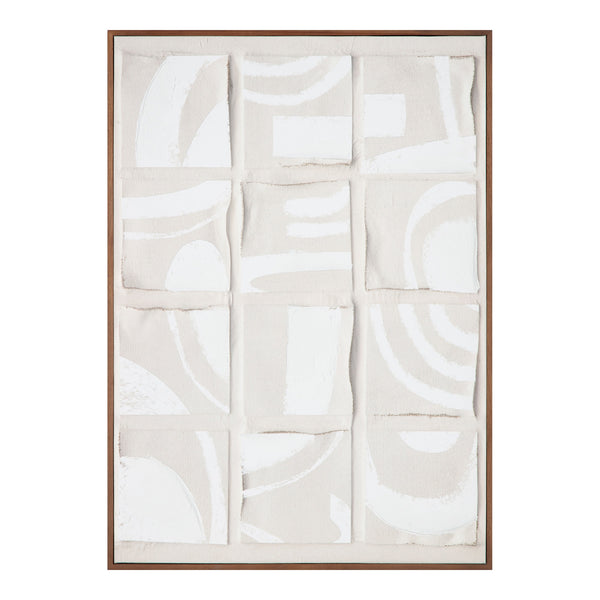 Unfold 2 Framed Print by Moe's - Multicolor