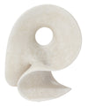 Amorphous Resin Decorative Table Object, White