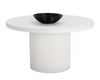 NICOLETTE DINING TABLE - WHITE - 55"