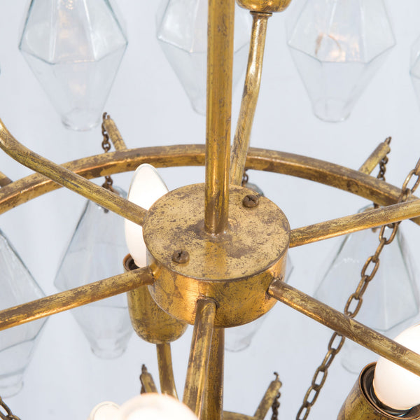 Purnell Large Round Chandelier - Gold
