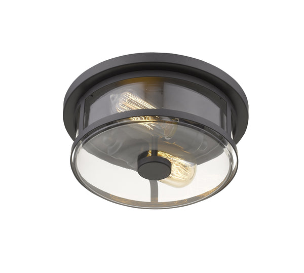 Savannah 2 Light Flush Mount in Bronze Finish