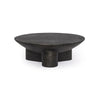 Sante 48" Coffee Table In Raw Black