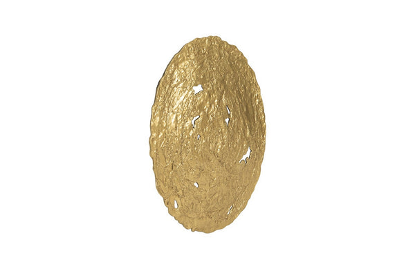 Molten Disc Wall Art, Gold Leaf, MD
