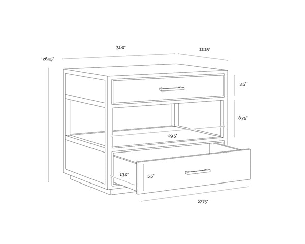 BRIDGERTON NIGHTSTAND