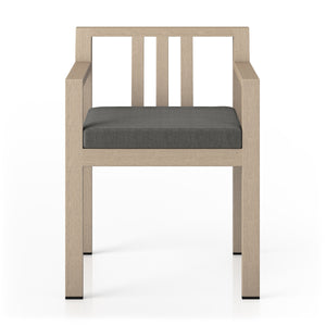 Monterey Outdoor Dining Armchair In Brown