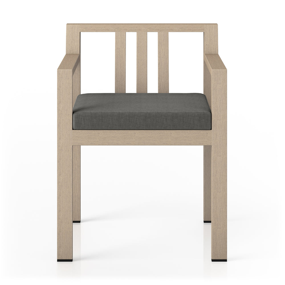Monterey Outdoor Dining Armchair In Brown