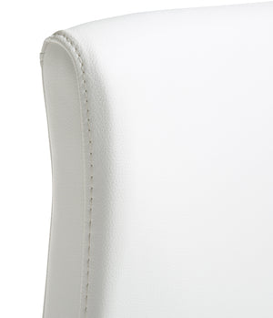 Denmark White Gold Steel Barstool (Set of 2)