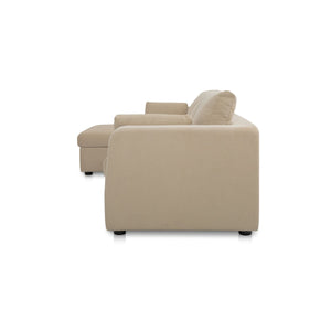 Burrow Sleeper Sectional With Storage Chaise Sand Left