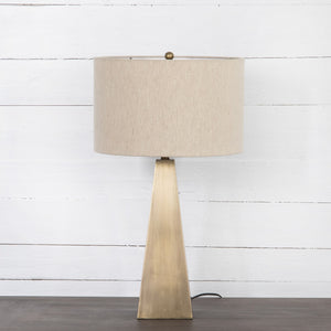 Leander Table Lamp In Brass
