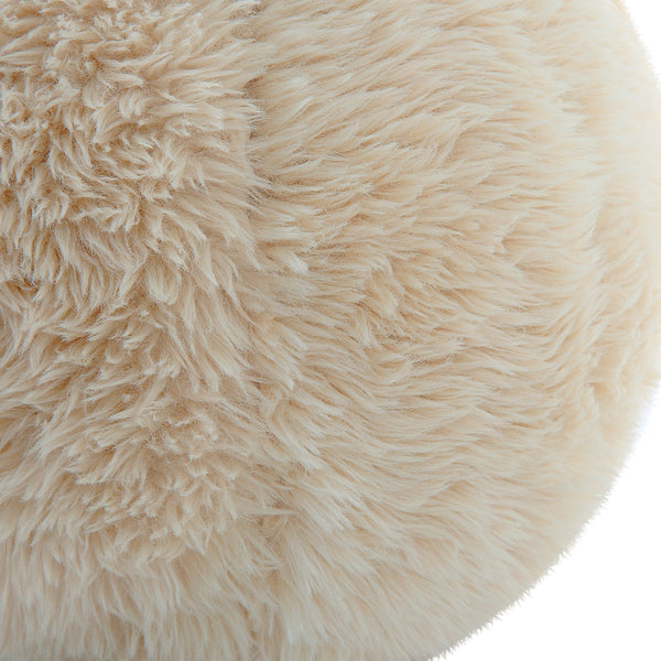 Abide Ball Sheepskin Pillows, Set/2