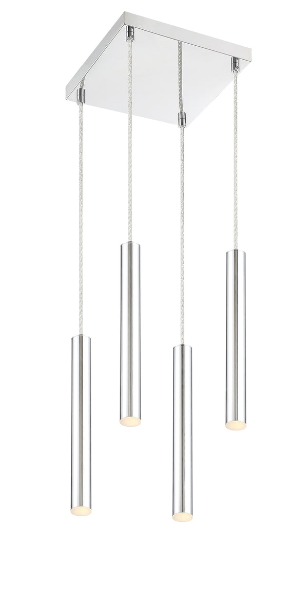 Forest 4 Light Island/Billiard in Chrome Finish