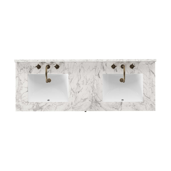 Millie Double Vanity - Satin Drifted Black Veneer