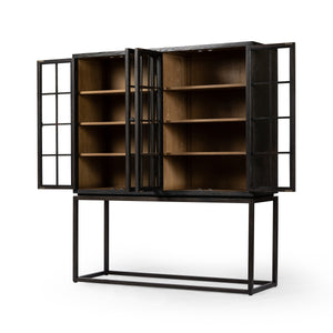 Palmer Cabinet in Charcoal Oak Veneer
