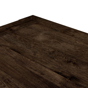 Abaso Dining Table - Ebony Rustic Wormwood Oak