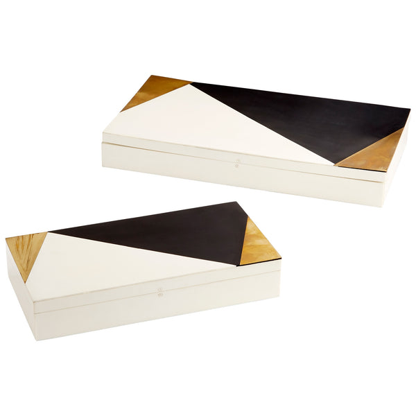 Modametric Container in Black - Gold - White