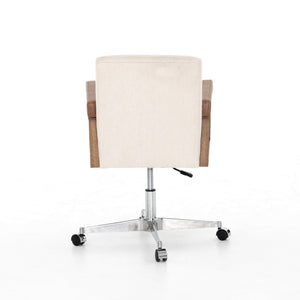 Reuben Traditional Desk Chair In Harbor Natural