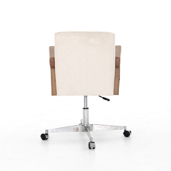 Reuben Traditional Desk Chair In Harbor Natural