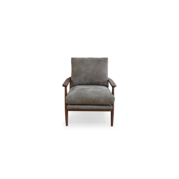 Moe's Arturo Accent Chair in Brown Leather