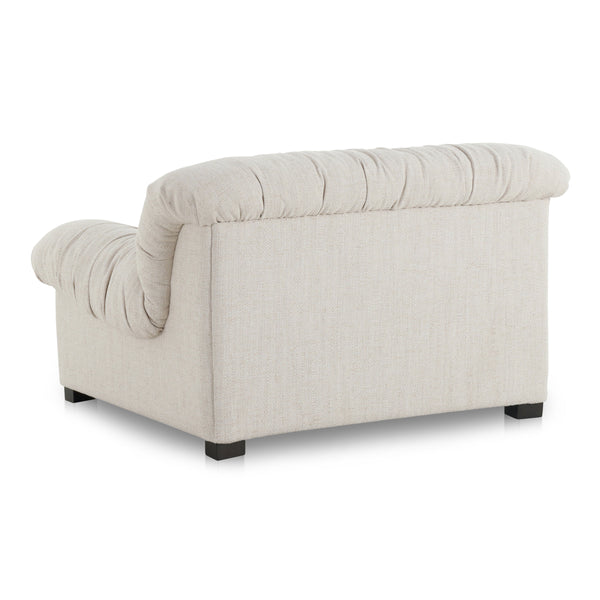 Halston Lounge Chair in Flecked Oat