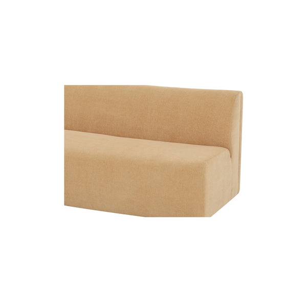 Naomi Convex Sofa in Golden Yellow