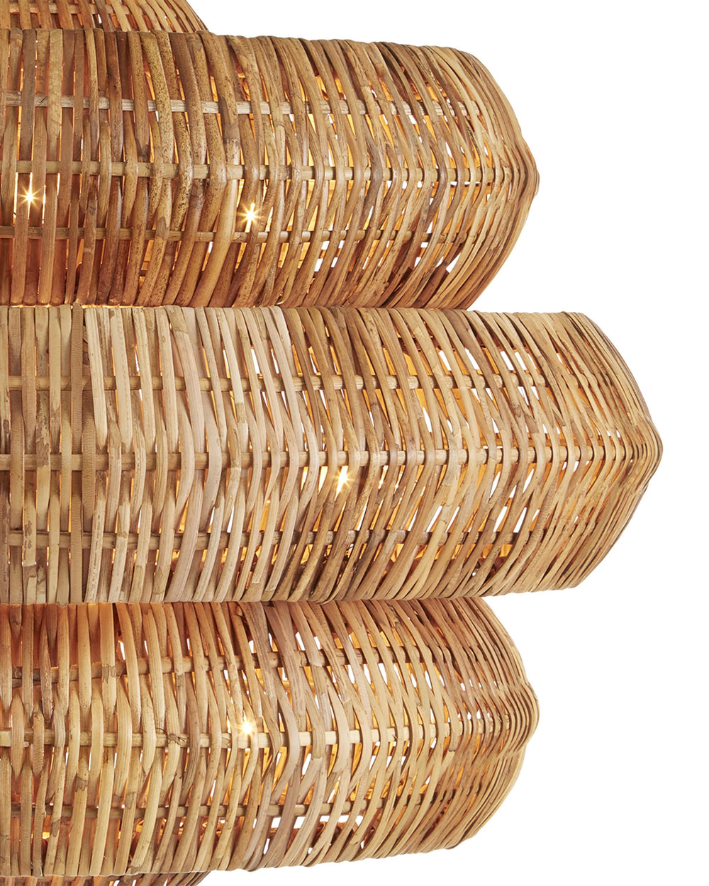 Antibes Chandelier In Khaki & Natural