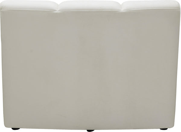 Lynda Modular Chair In Cream Velvet