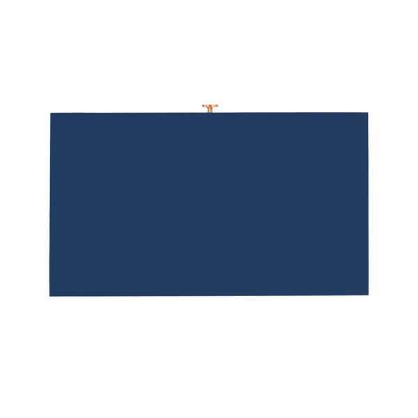 Suzie Navy & Rattan Nightstand