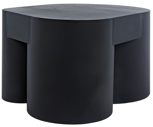 Bain Coffee Table, Black Steel