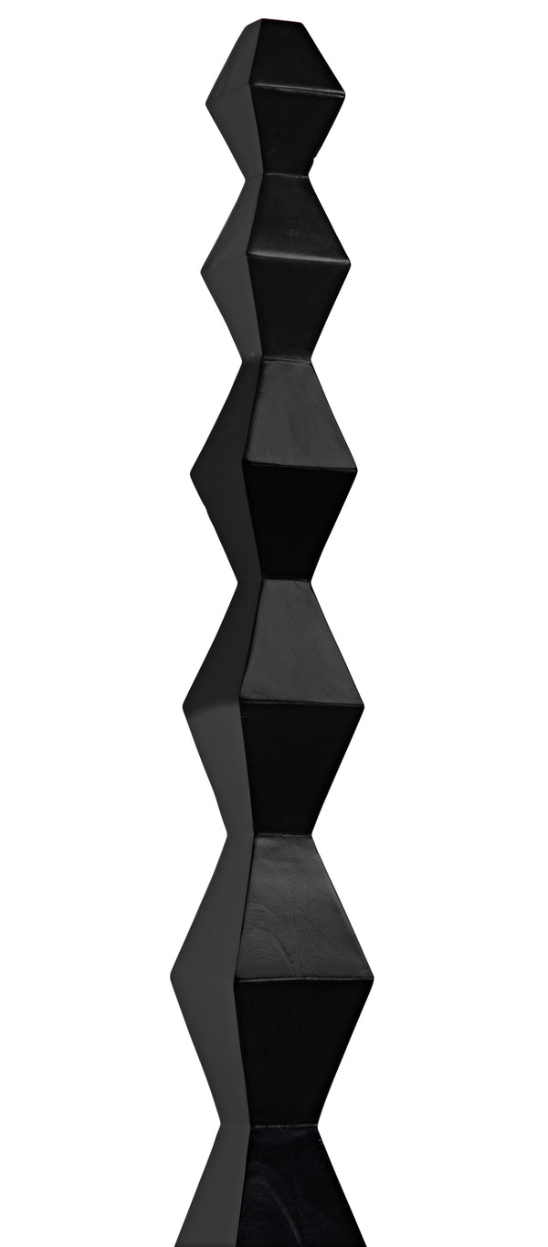 Brancusi Bed, Queen, Hand Rubbed Black