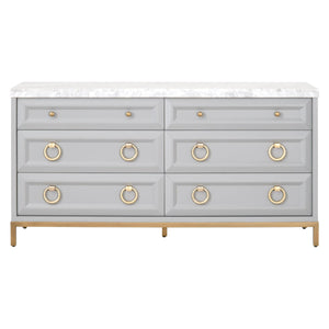 Azure Carrera 6-Drawer Double Dresser