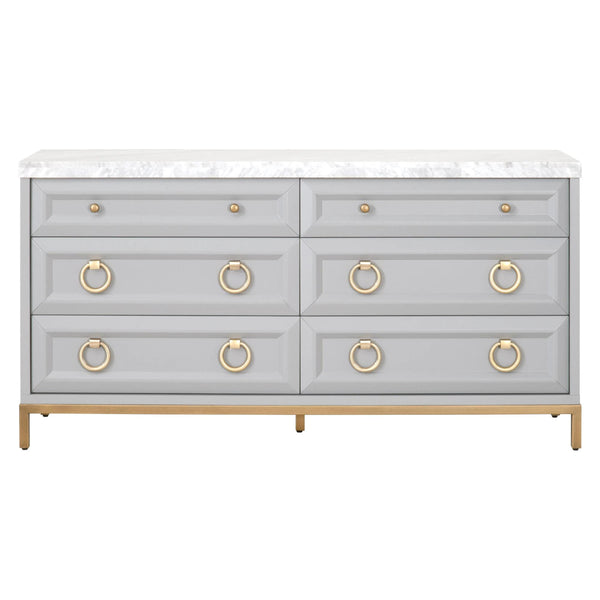 Azure Carrera 6-Drawer Double Dresser