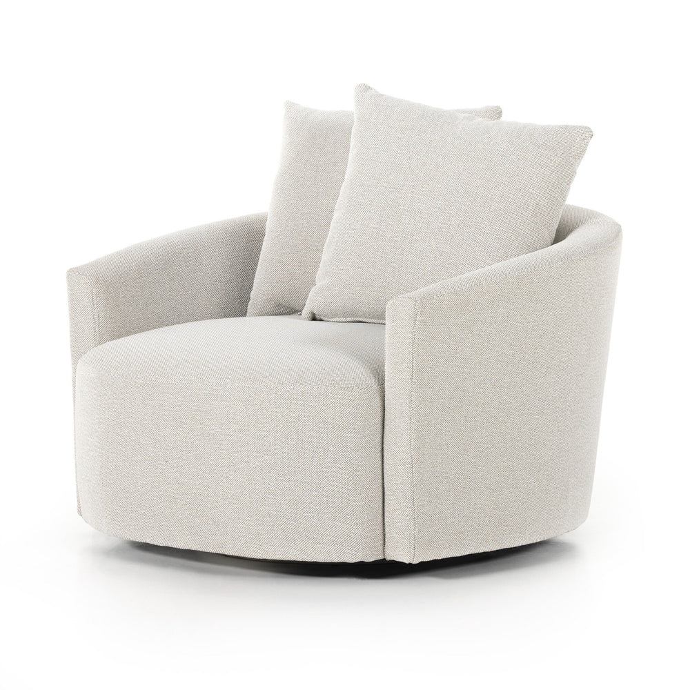 Chloe Swivel Chair - Delta Bisque