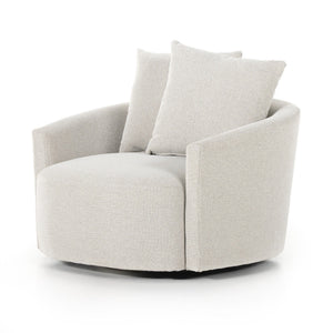 Chloe Swivel Chair - Delta Bisque
