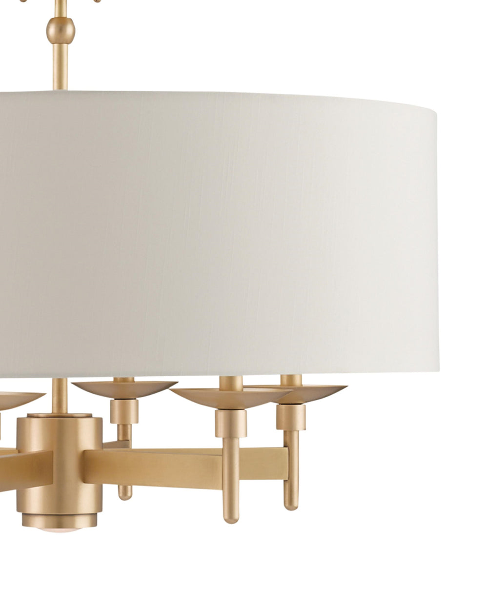 Bering Brass Chandelier In Antique Brass