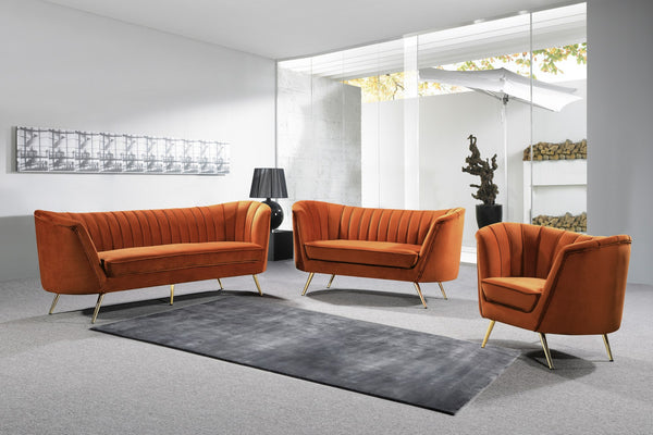 Josefina Chair In Cognac Velvet