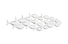 School of Fish Wall Art, Matte White
