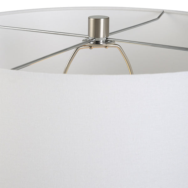 Teramo Scalloped Ceramic Table Lamp