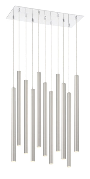 Forest 11 Light Island/Billiard in Chrome Finish