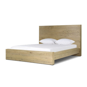 Torrington Queen Bed - Sandy Oak Resawn