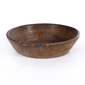 Found Wooden Bowl In Reclaimed Natural