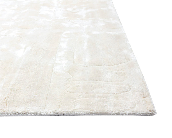 CARUSO HAND-LOOMED RUG - CREAM / IVORY - 6' X 9'