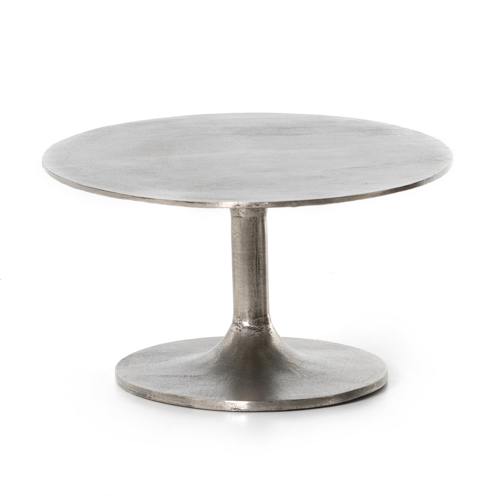 Simone Oval Coffee Table In Raw Antique