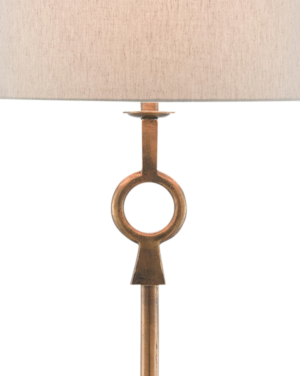 Germaine Floor Lamp In Antique Brass