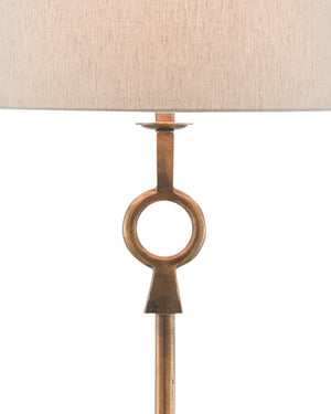 Germaine Floor Lamp In Antique Brass
