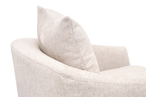 Faye Slipcover Swivel Club Chair