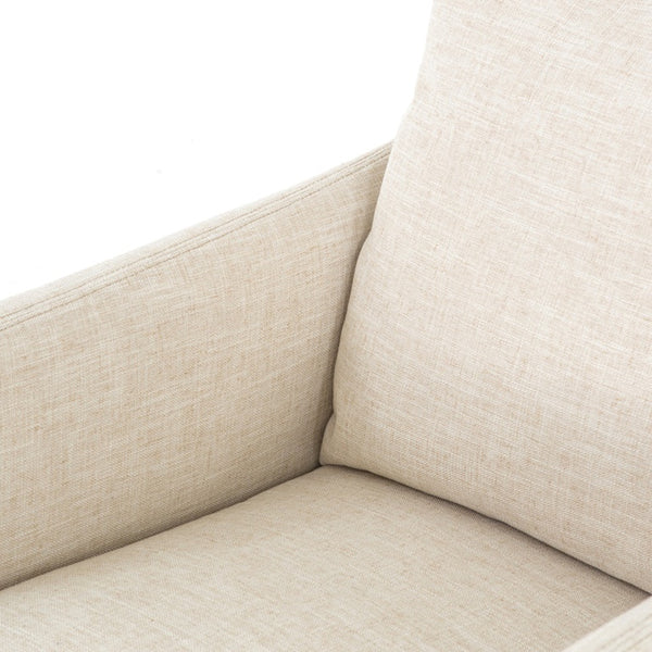 Banks Swivel Chair In Cambric Ivory