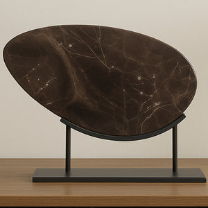 Moe's Galen Saint Laurent Brown Marble Sculpture