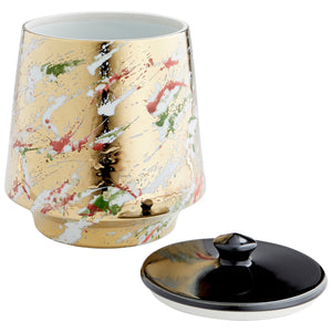 Ardent Splash Container in Multi-color Glaze