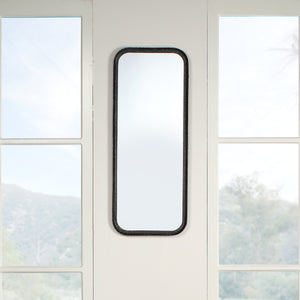 Capital Iron Rectangle Wall Mirror, Distressed Black